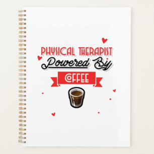Physiotherapeut mit Kaffee Planer