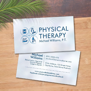 Physiotherapeut - Physiotherapie Visitenkarte