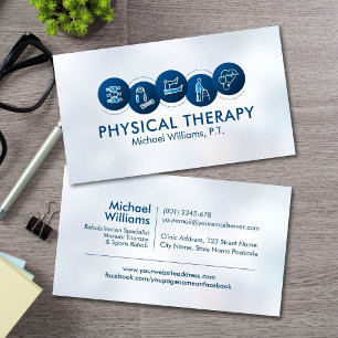 Physiotherapeut - Physiotherapie Visitenkarte