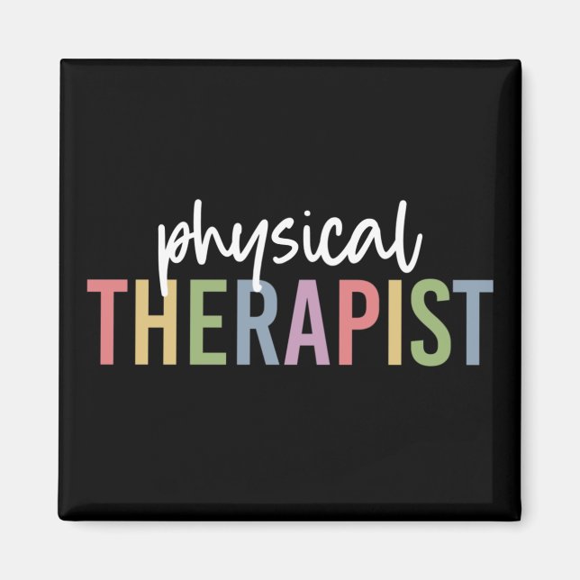 Physiotherapeut PT Graduate Physiotherapie Geschen Magnet (Vorne)