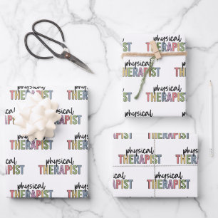 Physiotherapeut PT Graduate Physiotherapie Geschenkpapier Set