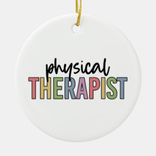 Physiotherapeut PT Graduate Physiotherapie Keramik Ornament