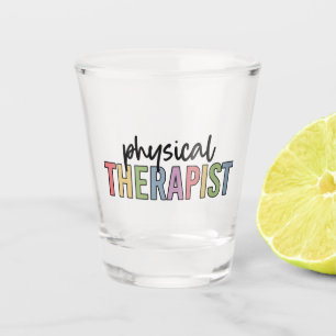 Physiotherapeut PT Graduate Physiotherapie Schnapsglas