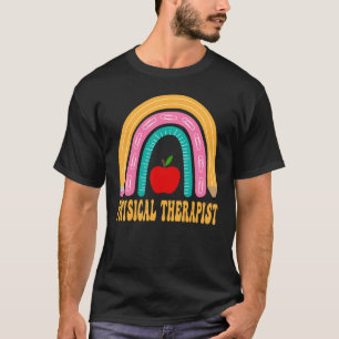 Physiotherapeut Regenbogen Niedlich zurück zur Sch T-Shirt