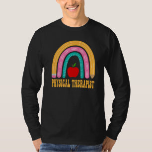 Physiotherapeut Regenbogen Süß Zurück zur Schule A T-Shirt