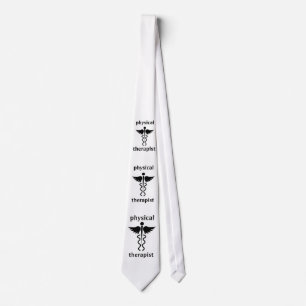 Physiotherapeut T - Shirt und Geschenke Neck Tie Krawatte