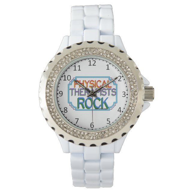 Physiotherapeuten Rock Wrist Watch Armbanduhr (Vorderseite)