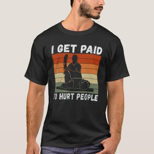 Physiotherapeutin Chiropraktortherapie T-Shirt (Vorderseite)