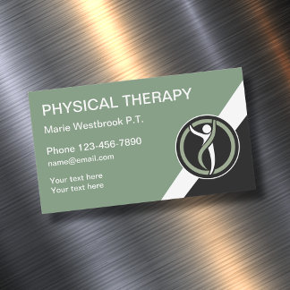 PhysiotherapeutMagnete für moderne Visitenkarten Magnetische Visitenkarte