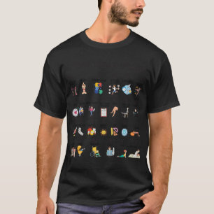 Physiotherapie Alphabet Lustiges PT Leben T-Shirt