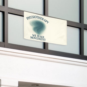 Physiotherapie - Bewegung - Moderne Kunst Banner