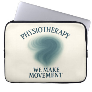 Physiotherapie - Bewegung - Moderne Kunst Laptopschutzhülle