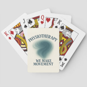 Physiotherapie - Bewegung - Moderne Kunst Spielkarten