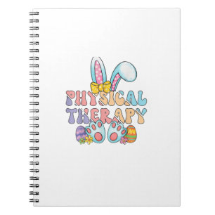 Physiotherapie Frohe Ostern Hase Eier PT Therapeut Notizblock