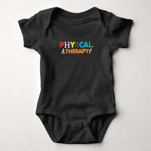 Physiotherapie PT Therapist Physiotherapie Baby Strampler