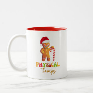 Physiotherapie Weihnachtsthema Zweifarbige Tasse