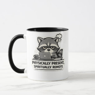 Physisch anwesend, spirituell abwesend tasse