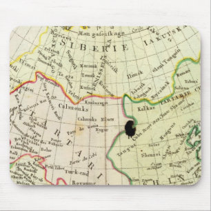 Physische Karte Asiens Mousepad