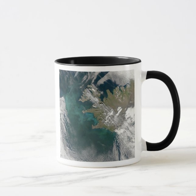Phytoplankton blüht im Nordatlantik Tasse (Rechts)