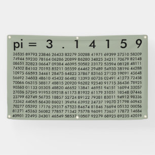pi= 3,14159 banner