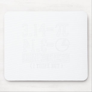 Pi 3.14 Math Happy 14. März Geburtstag Zufall Mousepad