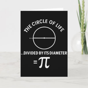 Pi 3,14 Zahlensymbol Mathe-Wissenschaft-Lehrer-Sch Karte