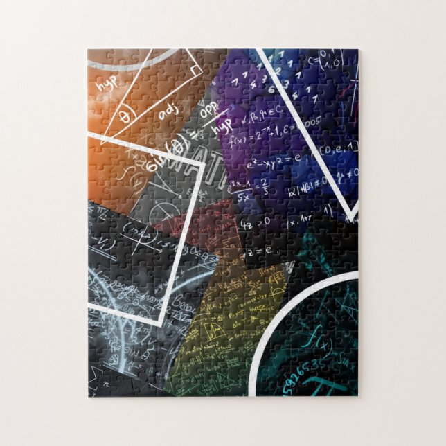 Pi Abstrakt: Mathematisches Kunstpuzzle (Vertikal)