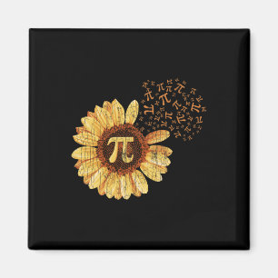 Pi Apparel Pi Day Sonnenblume Kleidung Math Funny Magnet