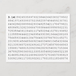 Pi Celebrate 3,14 Pi Day Postkarte