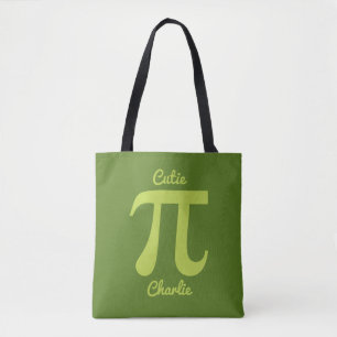 Pi / Cutie Pi, texte et sacs couleur personnalisés