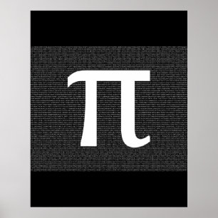 Pi - Das irrationale, mathematisch konstante Poste Poster