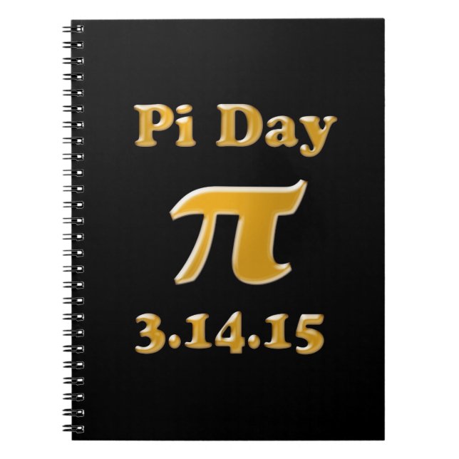 Pi Day 2015 Notebook Notizblock (Vorderseite)