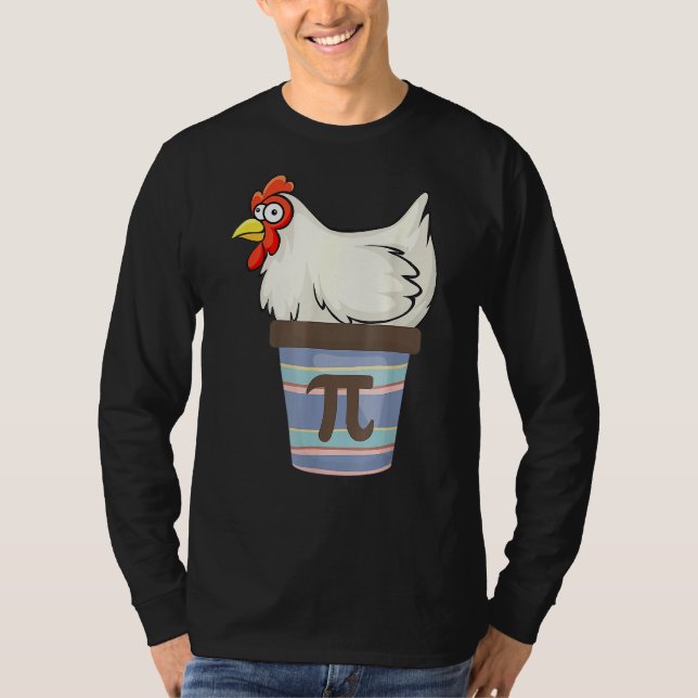 Pi Day 2022 Mathematics Chicken Pot Pie Outf T-Shirt (Vorderseite)
