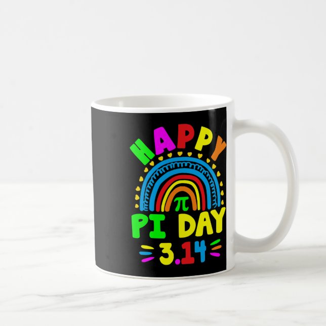 Pi Day 2025 Pi Day Rainbow Kaffeetasse (Rechts)