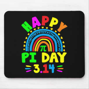 Pi Day 2025 Pi Day Rainbow Mousepad
