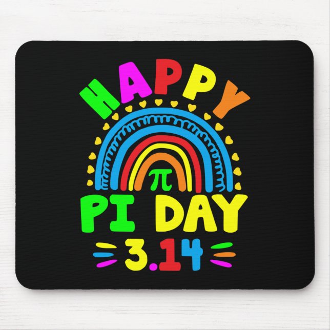 Pi Day 2025 Pi Day Rainbow Mousepad (Vorne)