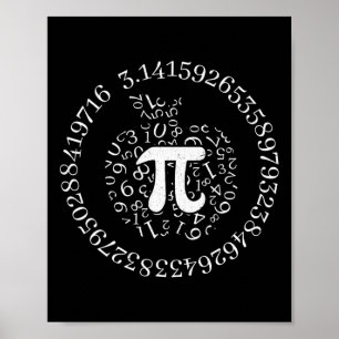Pi Day Apple Graphic Niedlich Funny Mathe Lover Pi Poster