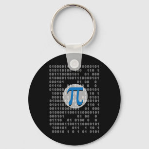 Pi Day Ascii Binärkode 3.14 Pi Symbol Mathematik N Schlüsselanhänger