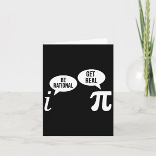 Pi Day Be Rational erhalten echte lustige Mathe Gl Karte