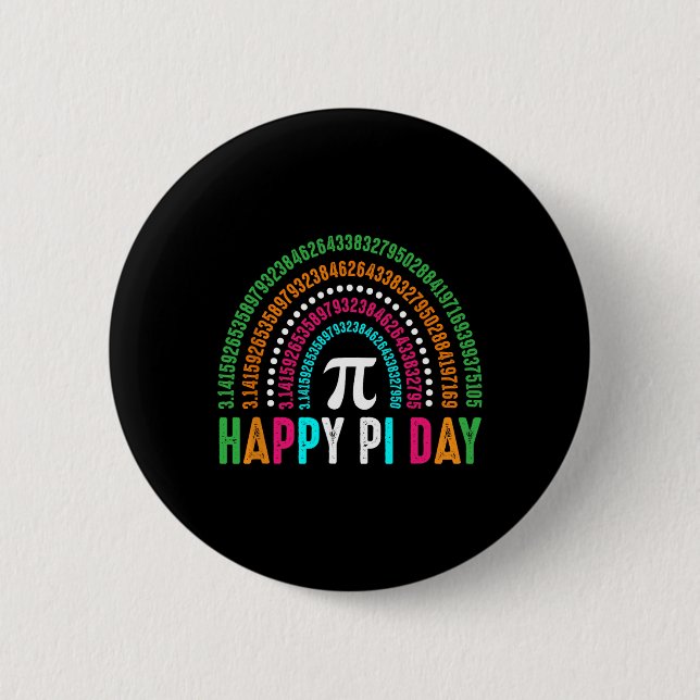 Pi Day Celebration Math Science Funny Teacher Gesc Button (Vorderseite)