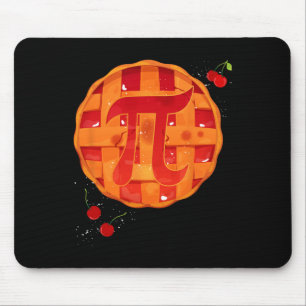 Pi Day Cherry Pie Mathe Lehrer Funny Erntedank Mousepad
