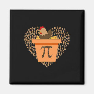 Pi Day Chicken Pot Pi Pie Math 3,14 Magnet