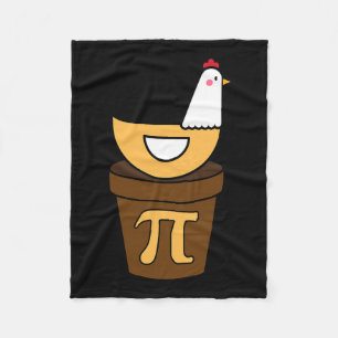 Pi Day Chicken Pot Pie 3.14 Mathe Science Funny Bo Fleecedecke