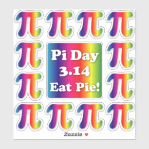 Pi Day, essen Pie Aufkleber