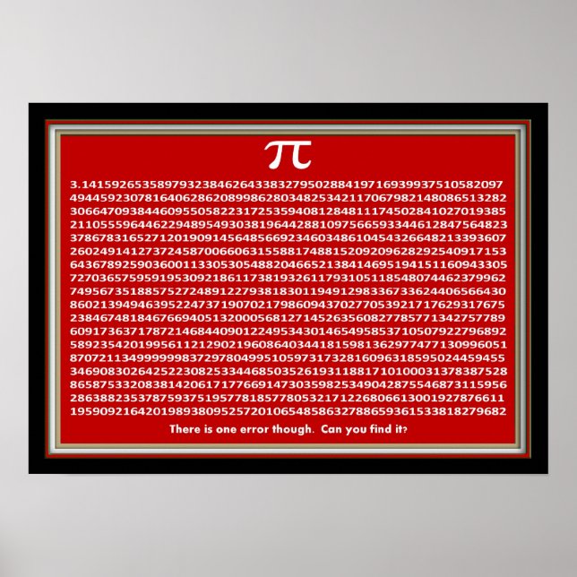 Pi day FUN Poster (Vorne)