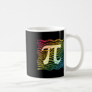 Pi Day Funny Mathematik Lehrer Schüler Rainbow Pi Kaffeetasse