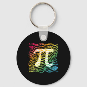 Pi Day Funny Mathematik Lehrer Schüler Rainbow Pi Schlüsselanhänger
