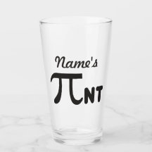 Pi Day Funny Pi-nt 2011 © Personalisiertes Glas