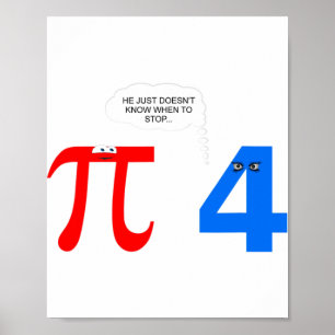 Pi Day Funny Relationship Probleme Geschenk T-Shir Poster