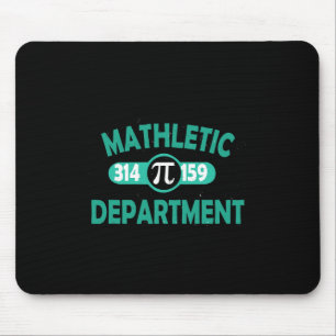 Pi Day Funny Sarcastic Mathletic Mens for Nerds ge Mousepad